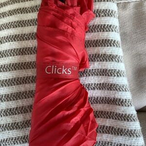Clicks™ Red Compact Umbrella